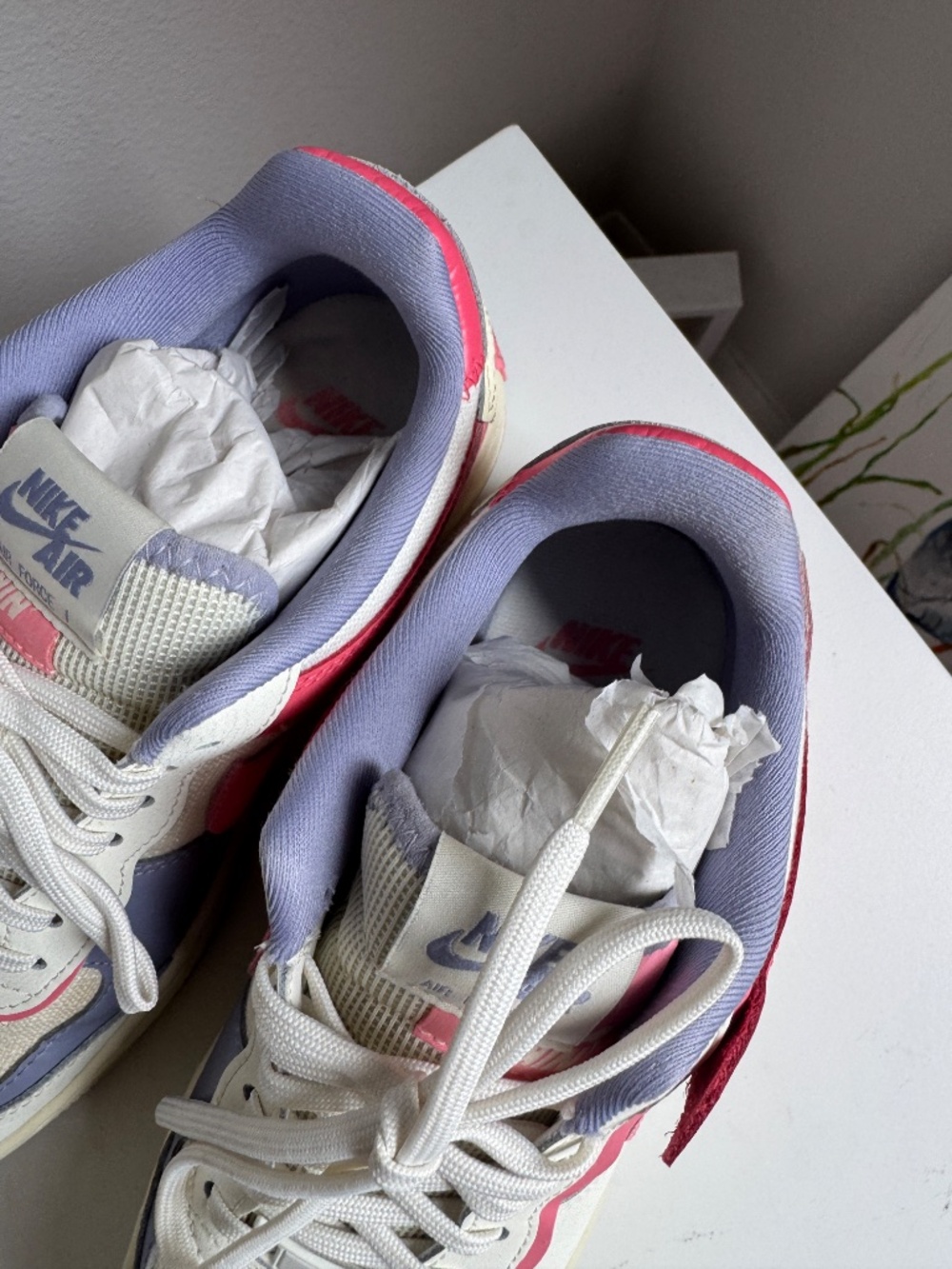 Nike Air Force 1 Shadow "Coconut Milk" sneakers Sz 6,5 with box - Picture 10 of 16